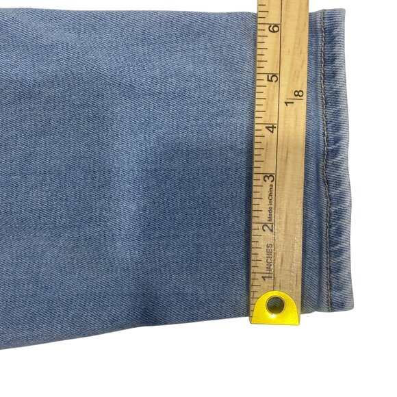 NWT Wax Mom Jeans Collection Womens 16 Light Blue High-Waisted Skinny Stretch - Picture 16 of 16